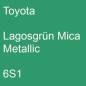 Preview: Toyota, Lagosgrün Mica Metallic, 6S1.